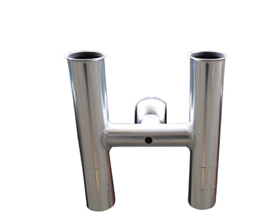Dolphin Twin Rod Holder, anodised