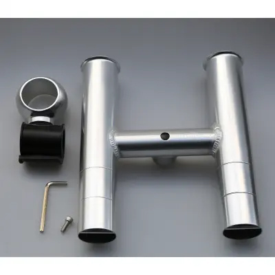 Dolphin Twin Rod Holder, anodised